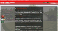 Desktop Screenshot of andrews-concrete.com